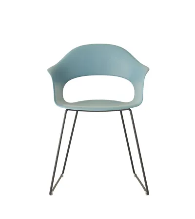Lot 2 Chaises Lady B à Base Traîneau - SCAB