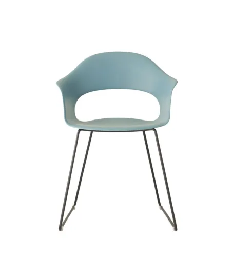 Lot 2 Chaises Lady B à Base Traîneau - SCAB