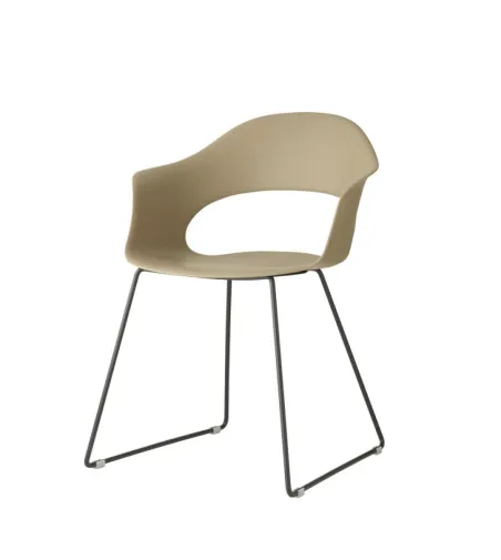 SCAB - Set 2 Lady B Sledge Frame Chairs