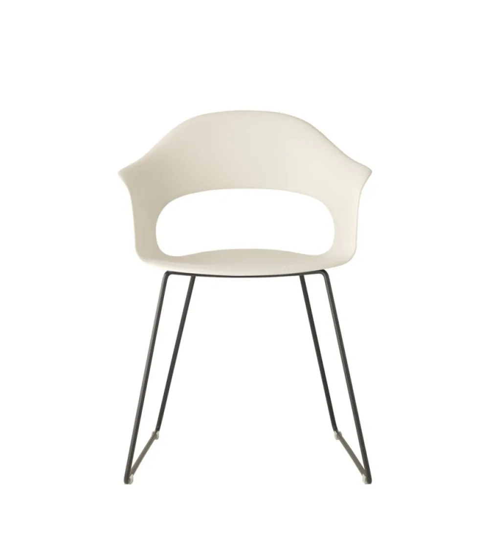 SCAB - Set 2 Lady B Sledge Frame Chairs