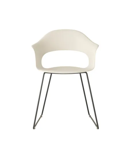 Lot 2 Chaises Lady B à Base Traîneau - SCAB