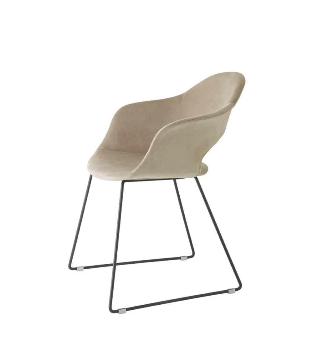 Chaise Lady B Pop à Base Traîneau - SCAB