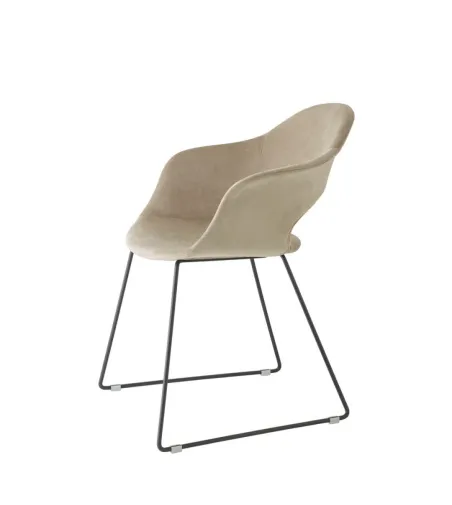 Chaise Lady B Pop à Base Traîneau - SCAB