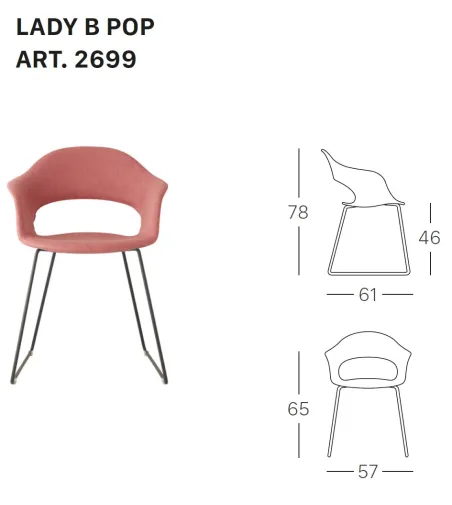 Silla Lady B Pop Patín - SCAB