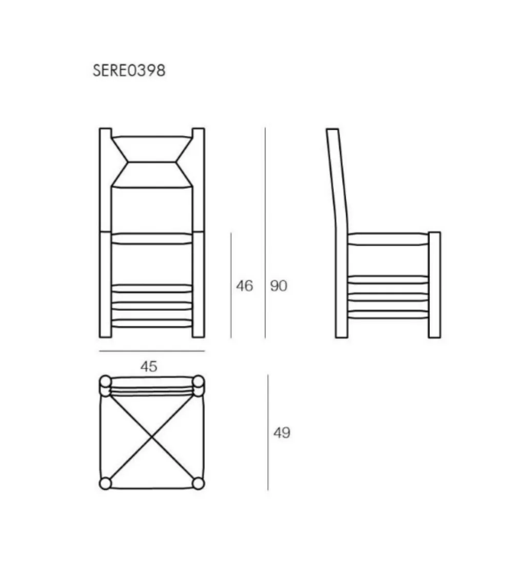 Stuhl Serengeti - Il Giardino Di Legno