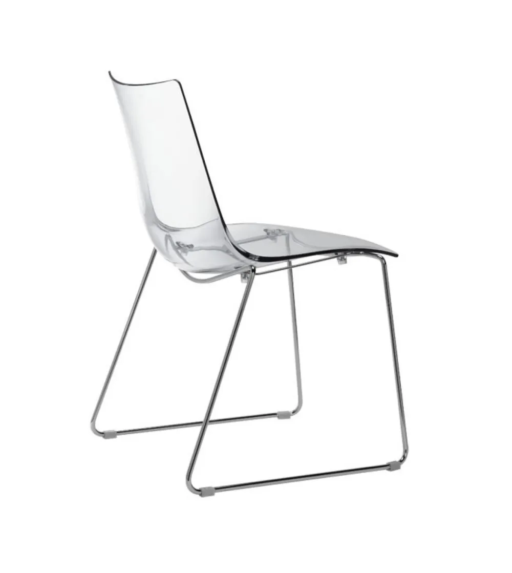 SCAB - Set 2 Zebra Antishock Sledge Frame Chairs