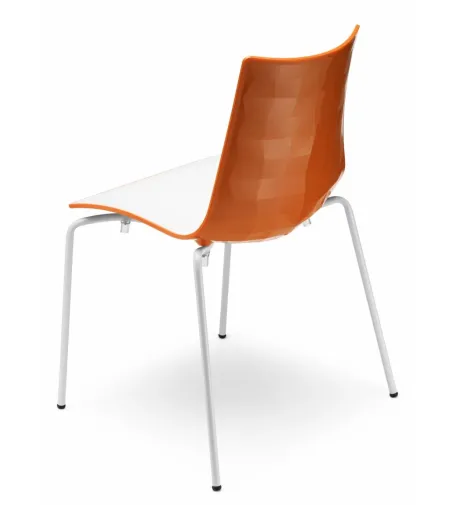 SCAB - Set 2 Zebra Bicolour Chairs