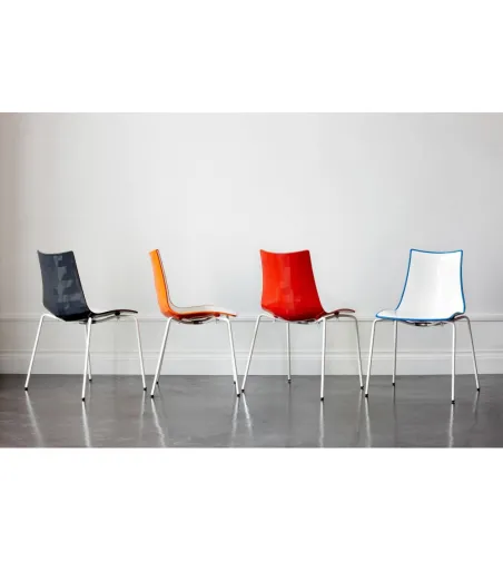Juego 2 Sillas Zebra Bicolor - SCAB