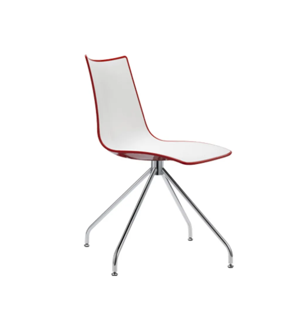 Juego 2 Sillas Zebra Bicolor con Base...