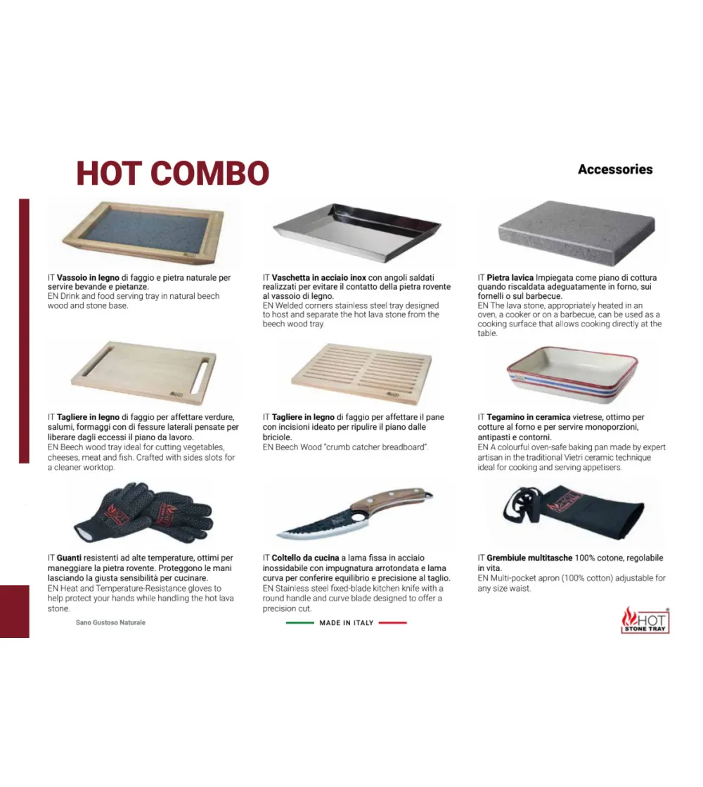 Hot Combo Tray - Hot Stone Tray