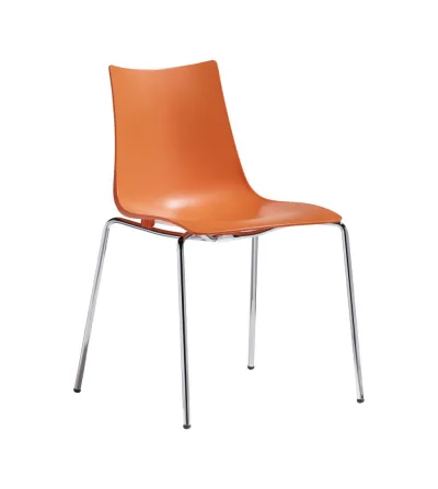Lot 4 Chaises Zebra Technopolymère - SCAB 2
