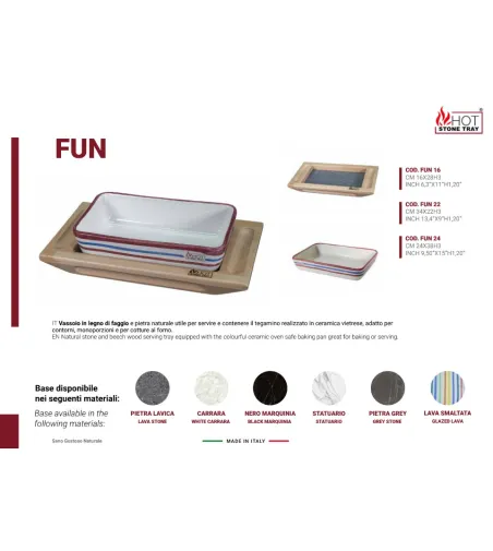 Bandeja Fun - Hot Stone Tray