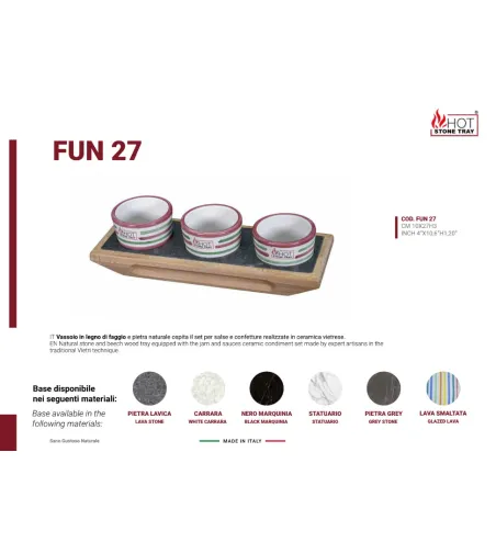 Fun 27 Tablett - Hot Stone Tray