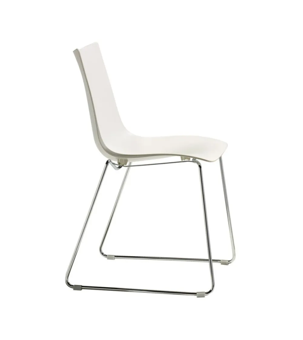 Set 2 Sedie Zebra Tecnopolimero a...