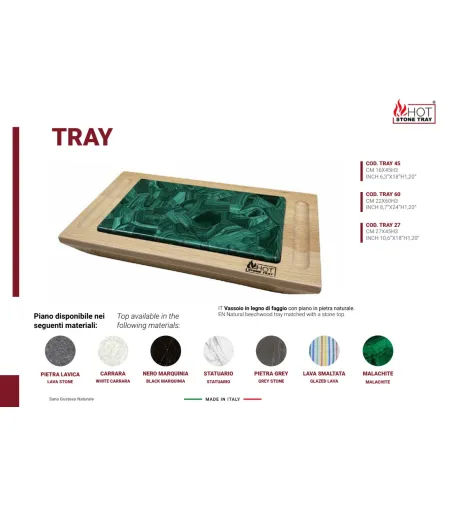 Plateau Tray - Hot Stone Tray