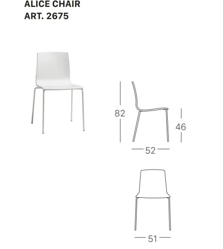 SCAB - Set 4 Alice Chairs