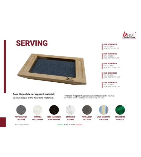 Serving Tray - Hot Stone Tray