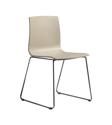 Lot 2 Chaises Alice à Base Traîneau - SCAB
