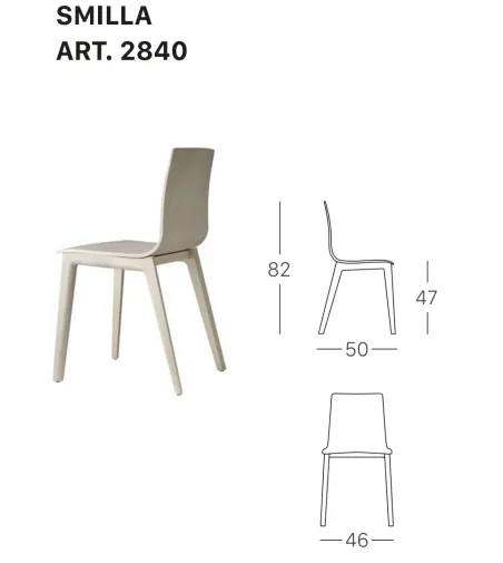 Lot 2 Chaises Smilla - SCAB