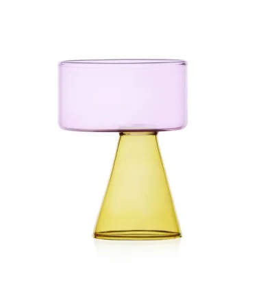Juego 3 Vasos Amarillo Rosa Travasi - Ichendorf