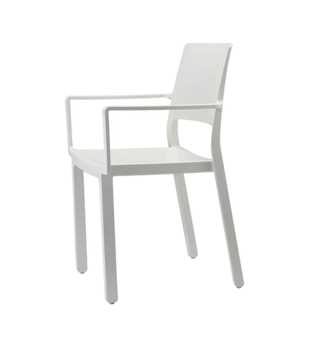 Lot 4 Chaises Kate avec Accoudoirs - SCAB