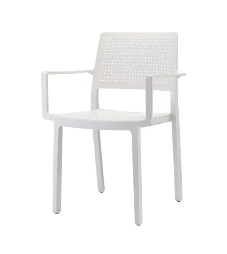 Lot 4 Chaises Emi avec Accoudoirs - SCAB