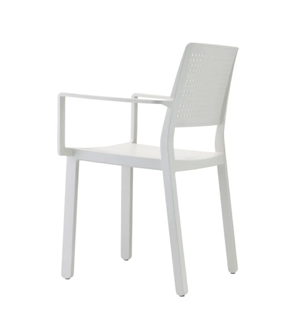 Lot 4 Chaises Emi avec Accoudoirs - SCAB