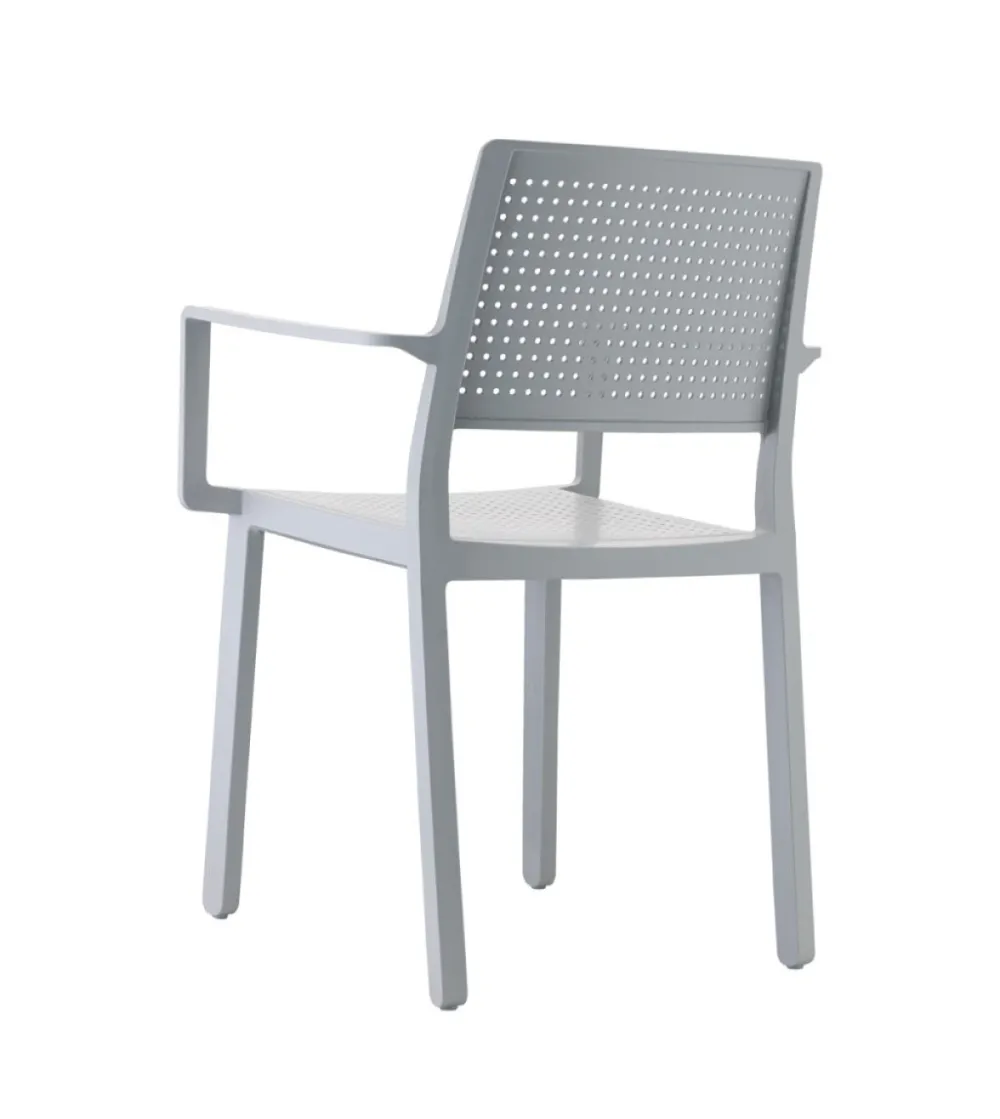 Lot 4 Chaises Emi avec Accoudoirs - SCAB