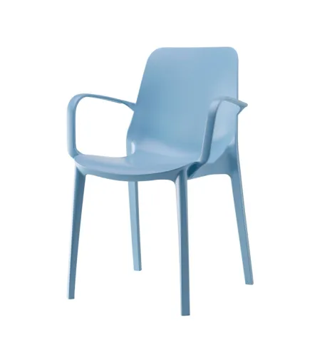 Juego 4 Sillas Ginevra Go Green con Reposabrazos - SCAB