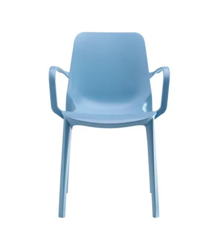 Lot 4 Chaises Ginevra Go Green avec Accoudoirs - SCAB