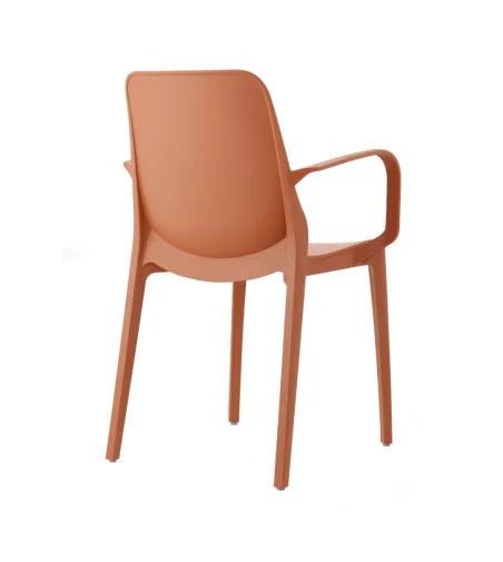 Lot 4 Chaises Ginevra avec Accoudoirs - SCAB