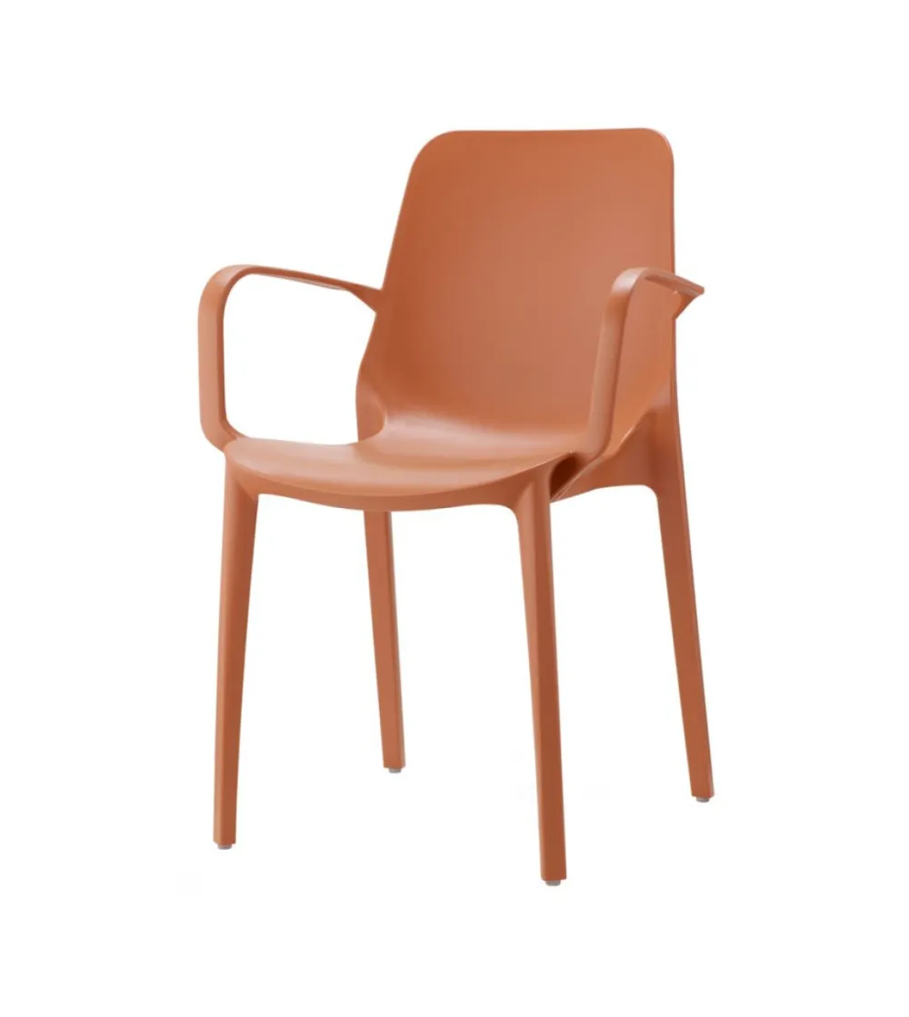 SCAB - Set 4 Ginevra Chairs with Armrests