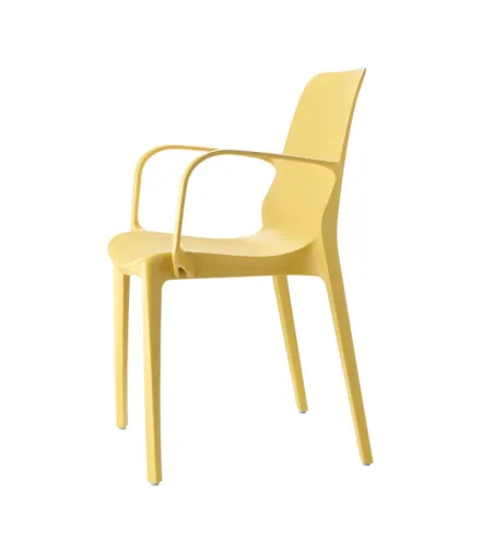 Lot 4 Chaises Ginevra avec Accoudoirs - SCAB