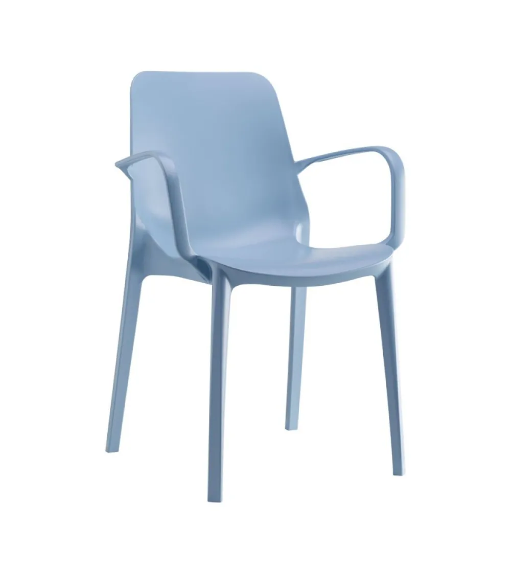SCAB - Set 4 Ginevra Chairs with Armrests