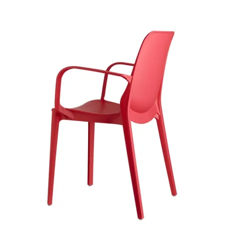 Lot 4 Chaises Ginevra avec Accoudoirs - SCAB