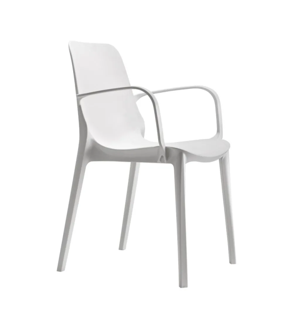 SCAB - Set 4 Ginevra Chairs with Armrests