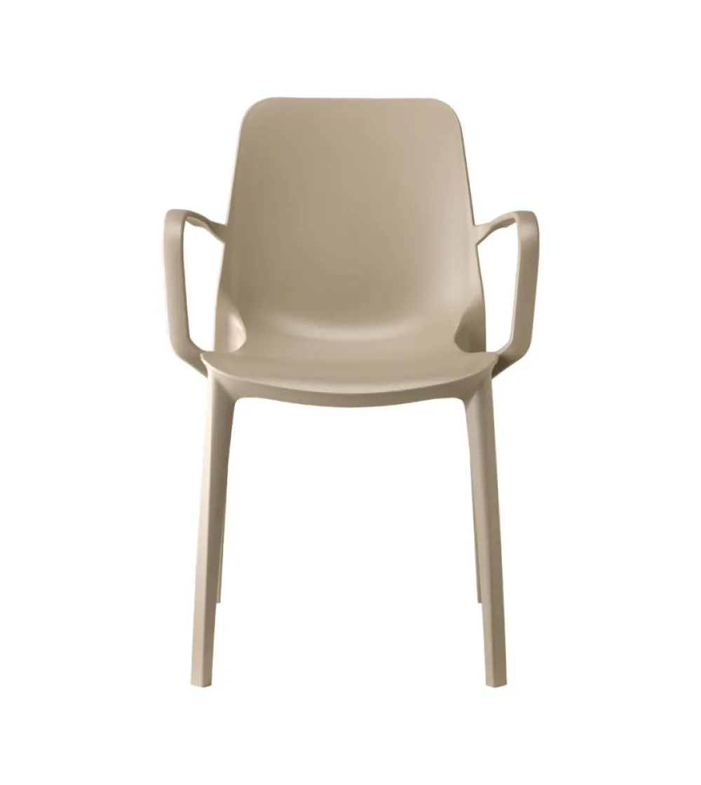 SCAB - Set 4 Ginevra Chairs with Armrests