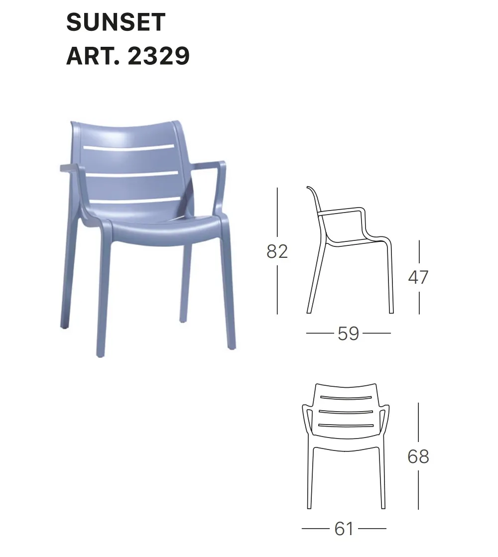 SCAB - Set 4 Sunset Chairs