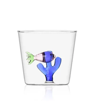 Set 3 Tumbler Pesce Rosa Alga Blu Marine Garden - Ichendorf