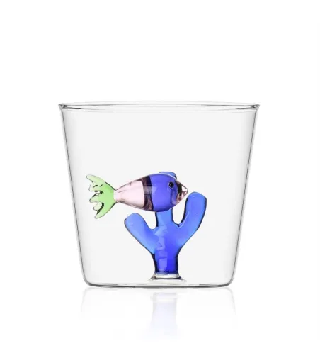 Set 3 Tumbler Pesce Rosa Alga Blu Marine Garden - Ichendorf