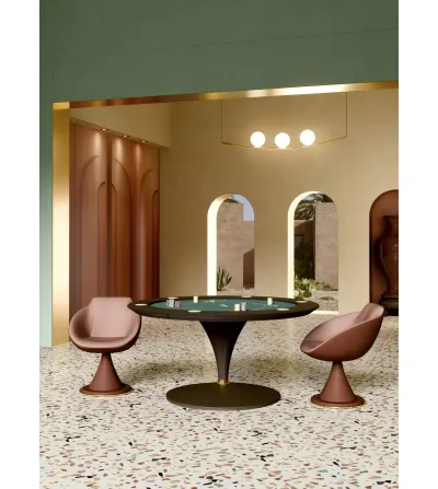 Vismara Design - Runder Pokertisch Asso Deluxe 2