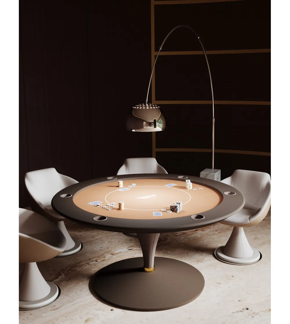 Table De Poker Ronde Asso Deluxe -...