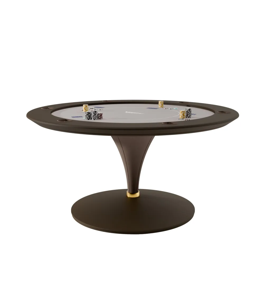 Vismara Design - Asso Deluxe Round Poker Table