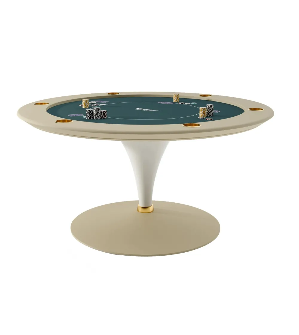 Table De Poker Ronde Asso - Vismara Design