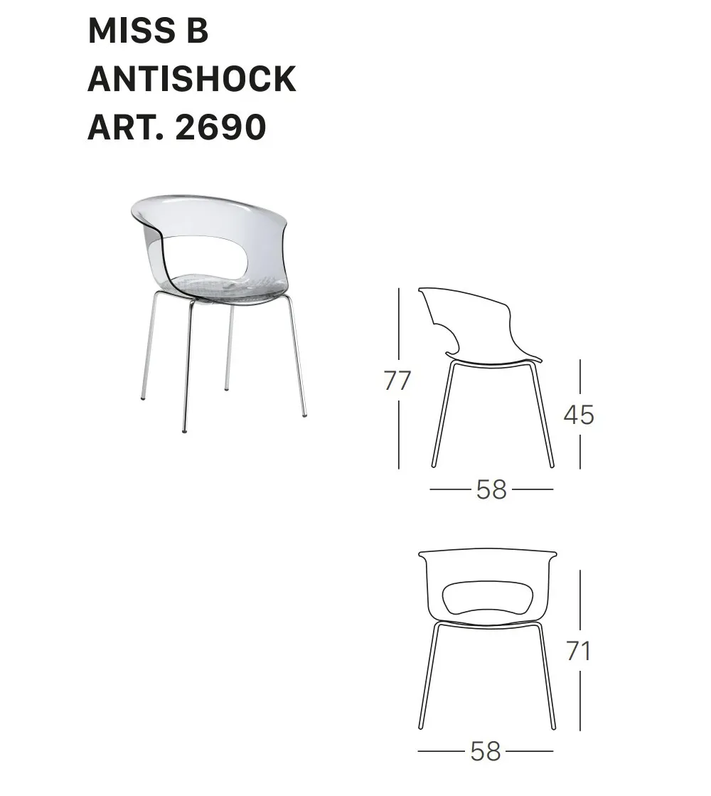 SCAB - Set 2 Miss B Antishock Stühlen