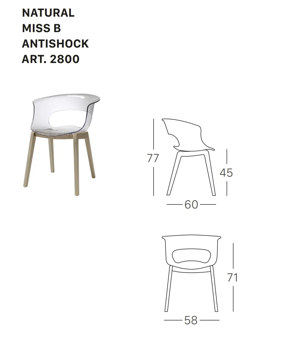 SCAB - Set 2 Natural Miss B Antishock...