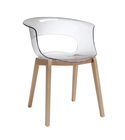 Lot 2 Chaises Natural Miss B Antishock avec Coussin Fixe... 2