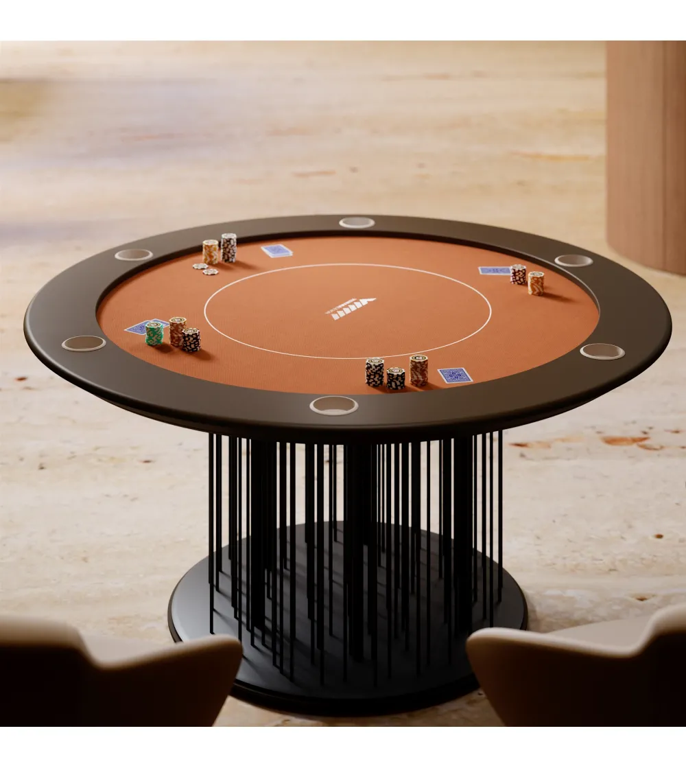 Vismara Design - Round Shanghai Poker Table