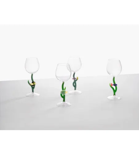 Set 3 Calici Pesce Blu Coda Rossa Marine Garden - Ichendorf