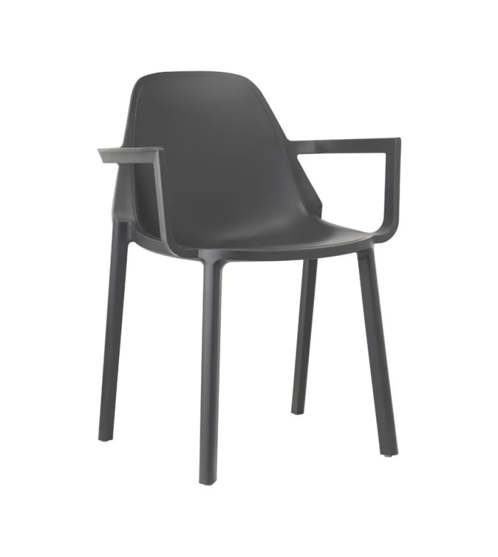 SCAB - Set 4 Più Chairs with Armrests